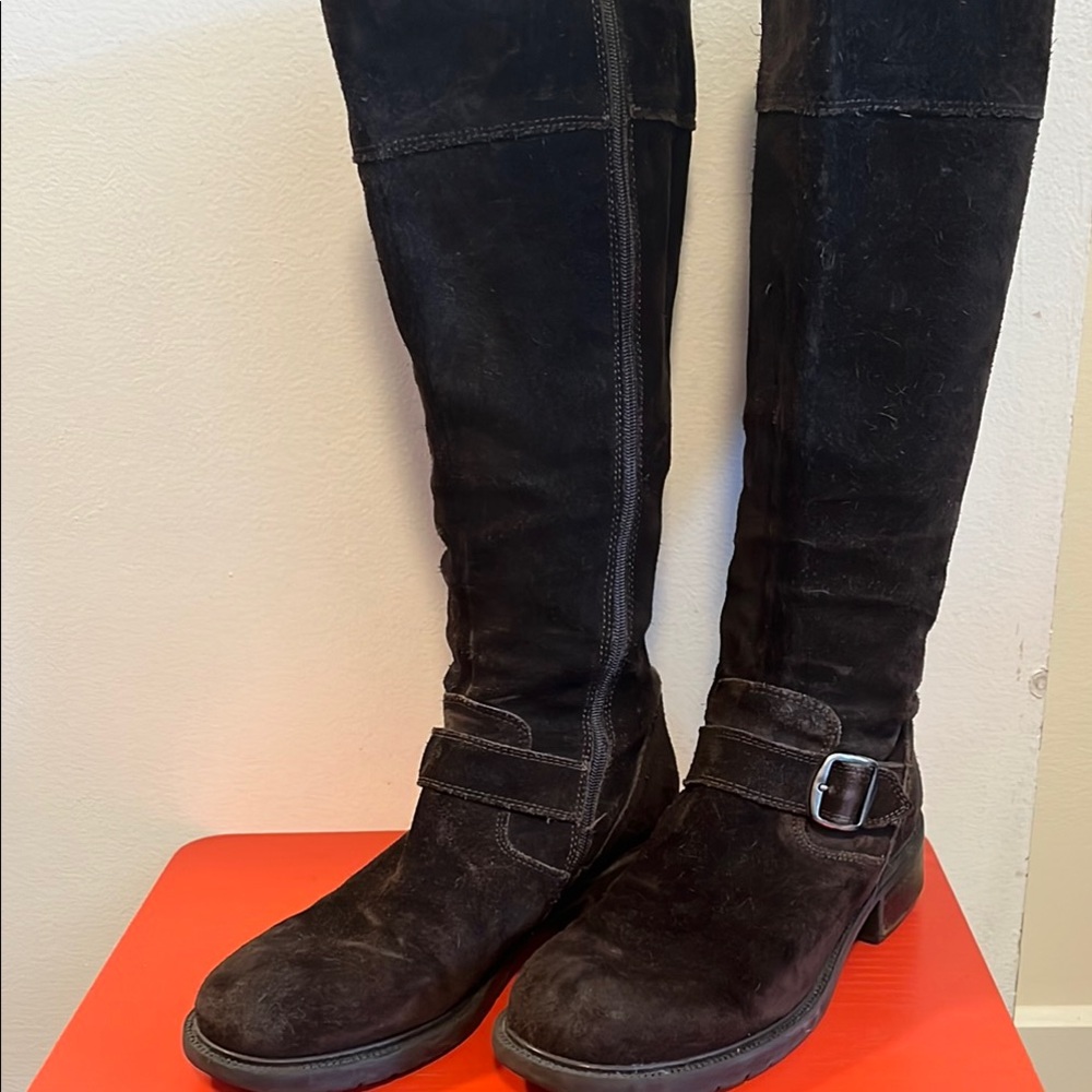 J. Crew Brown Suede Leather Boots